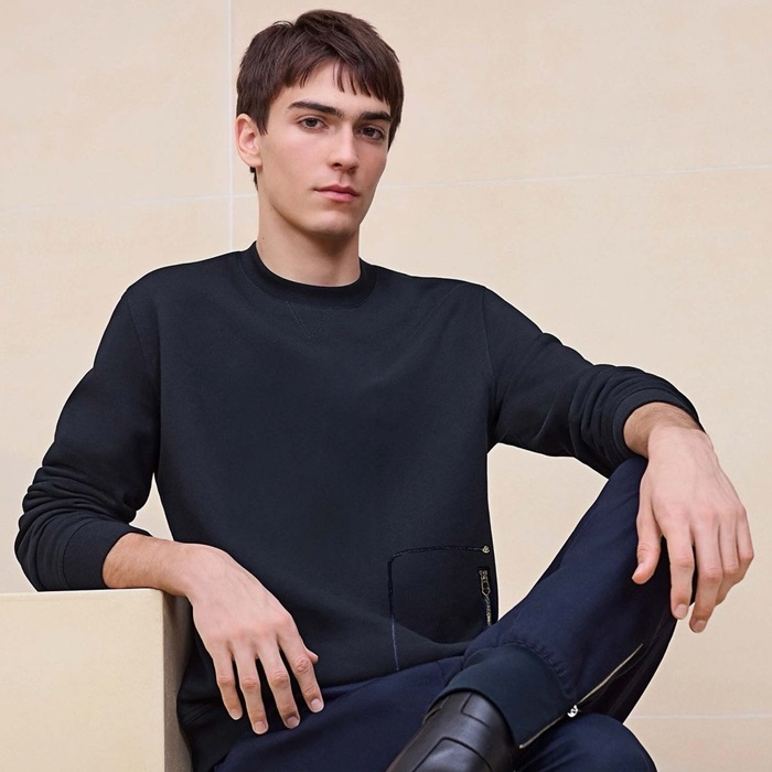 エルメスメンズラウンドスウェットシャツc2647