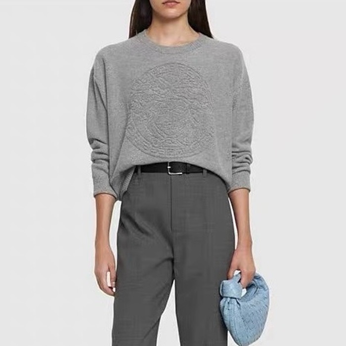 ヴェルサーチェレディースクルーネックセーターc2652