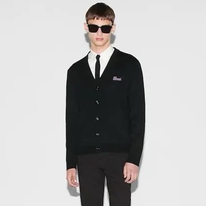 グッチメンズネックカーディガンc2690