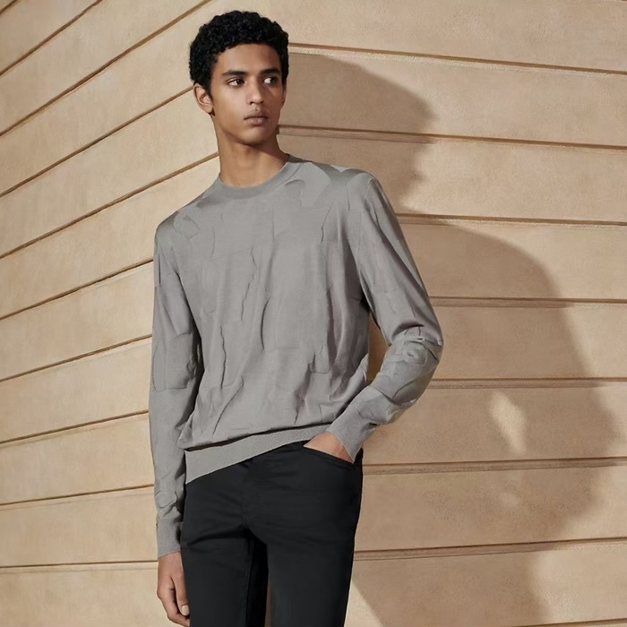 エルメスメンズクルーネックセーターc2716