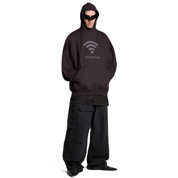 バレンシアガメンズオーバーサイズフーディc2743