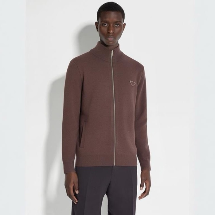 プラダメンズジップアップセーター-c2764