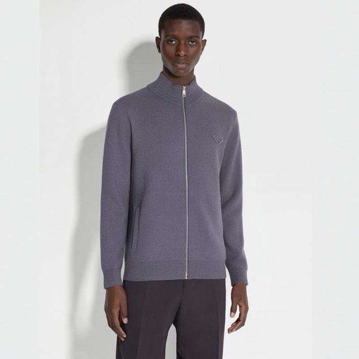 プラダメンズジップアップセーター-c2766