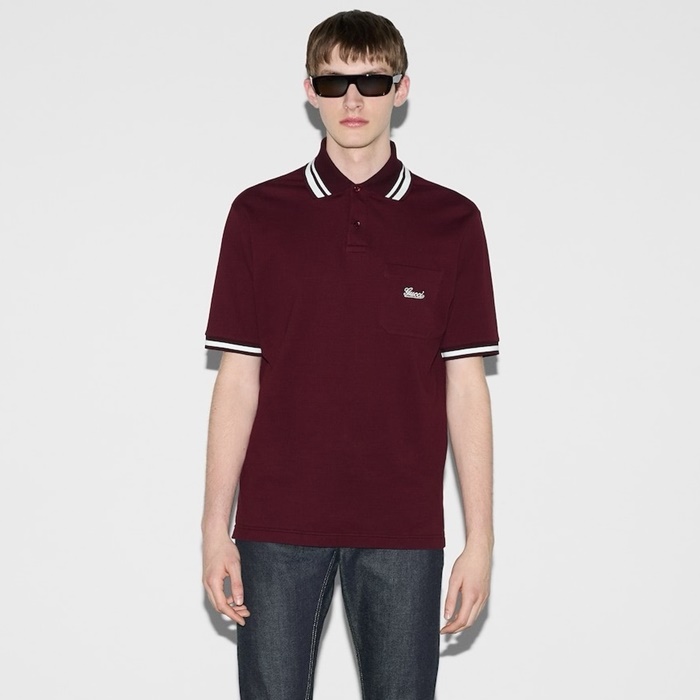 グッチメンズポロ半袖Tシャツc2799