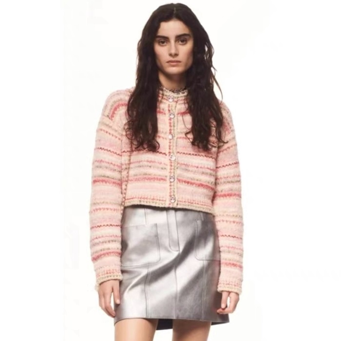 シャネルレディースネックカーディガンc2827