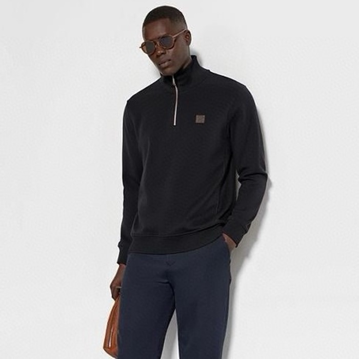 エルメネジルドゼニアメンズベーシックスウェットシャツc2849