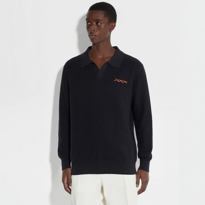 エルメネジルドゼニアメンズポロセーターc2932