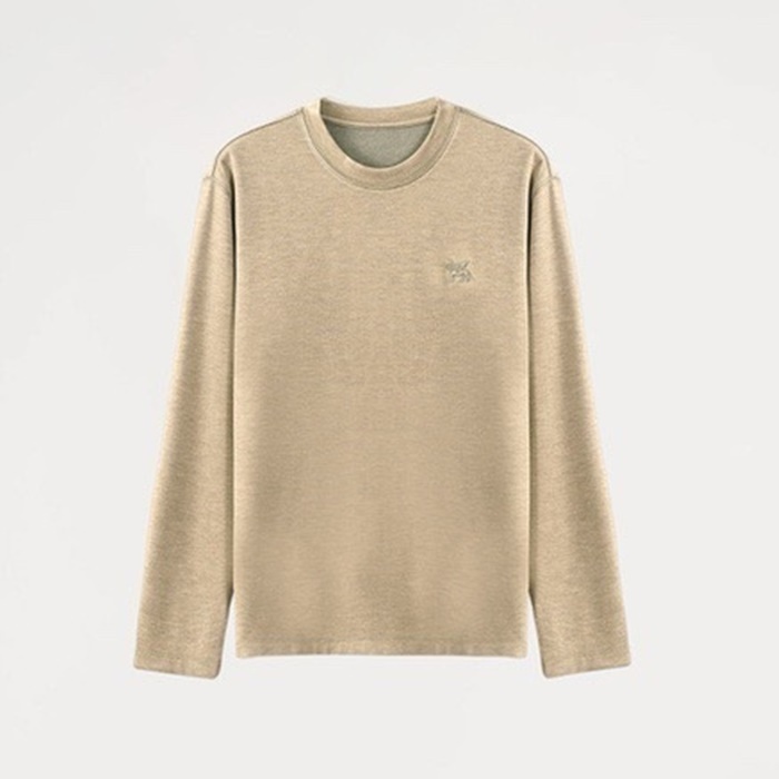 ブルネロクチネリメンズラウンド長袖Tシャツu2941