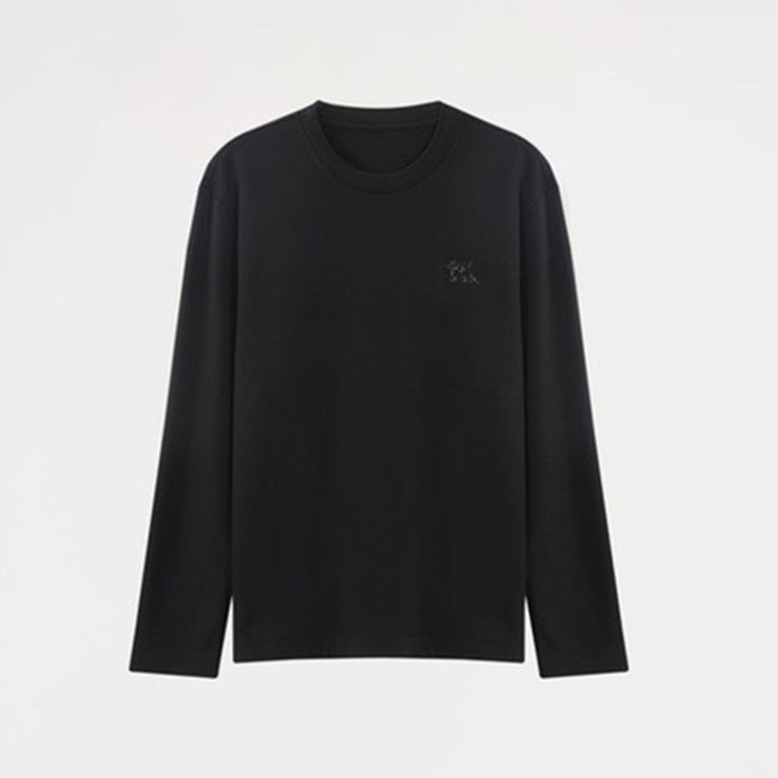 ブルネロクチネリメンズラウンド長袖Tシャツu2942