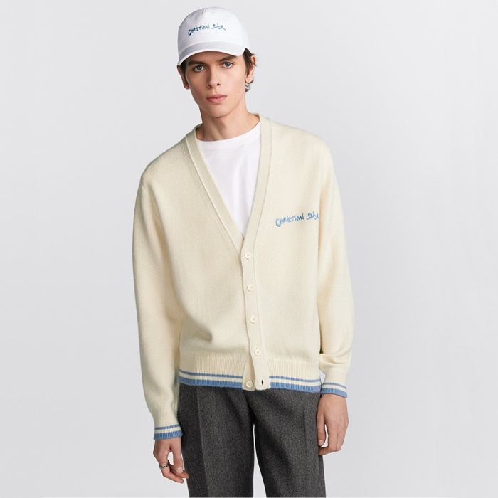 ディオールメンズネックカーディガンc3108