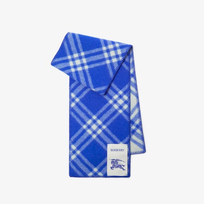 バーバリーユニセックスチェックマフラーc2364