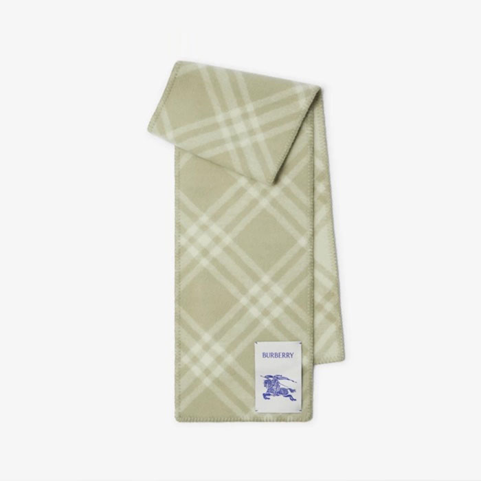 バーバリーユニセックスチェックマフラーc2366