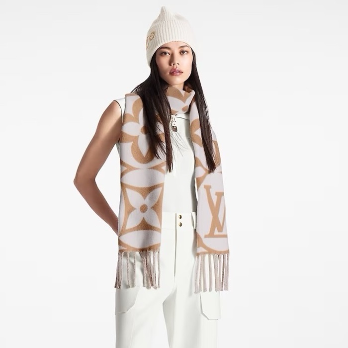 ルイヴィトンレディースモノグラムマフラーM79215c2409