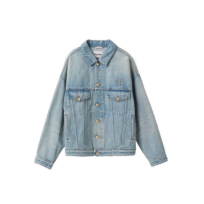 ミュウミュウレディースデニムジャケットc3133