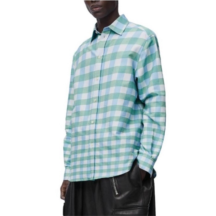 ロエベメンズチェックシャツc3141