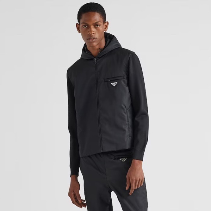 プラダメンズフードジャケットc3166