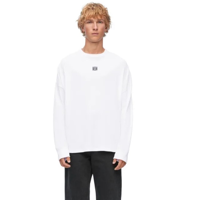 ロエベメンズラウンド長袖Tシャツc3168