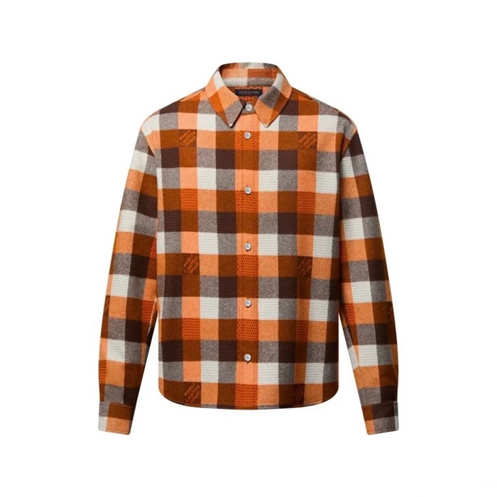 ルイヴィトンメンズチェックシャツc3188
