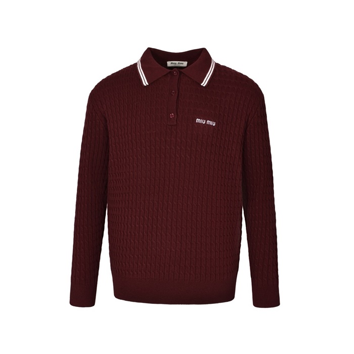 ミュウミュウメンズポロニットc3245