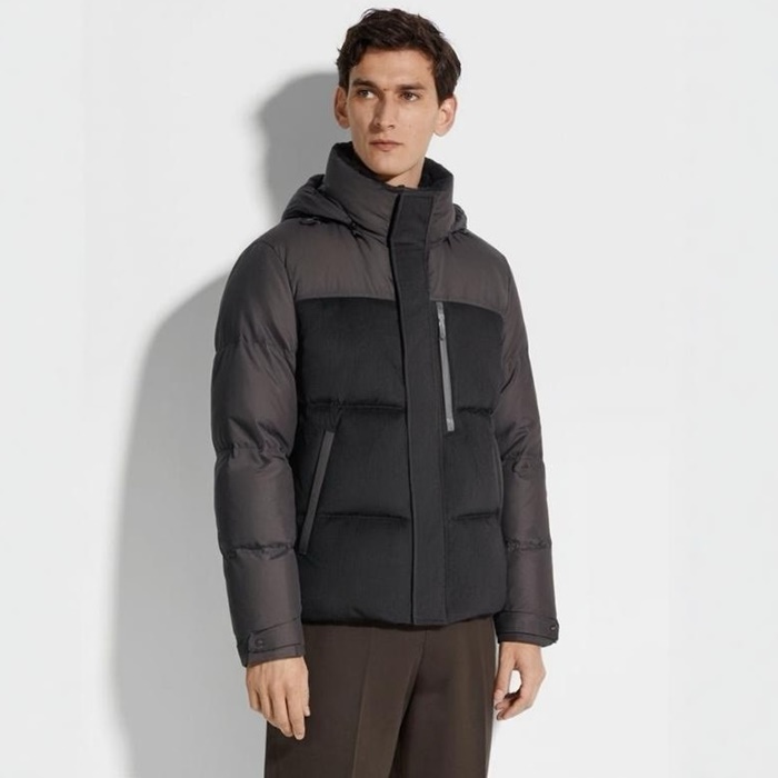 エルメネジルドゼニアメンズダウンパディングc3276