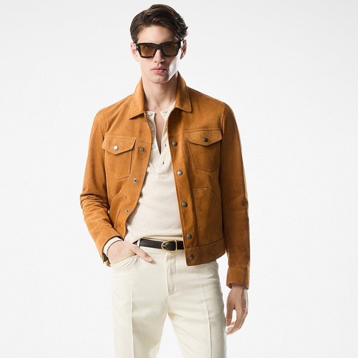 トムフォードメンズレザージャケットc3278