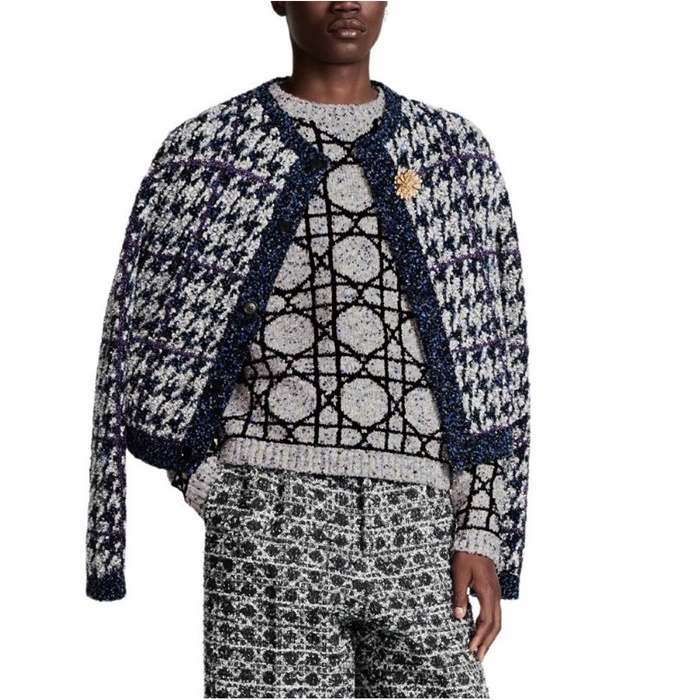 ディオールメンズクルーネックカーディガンc3282