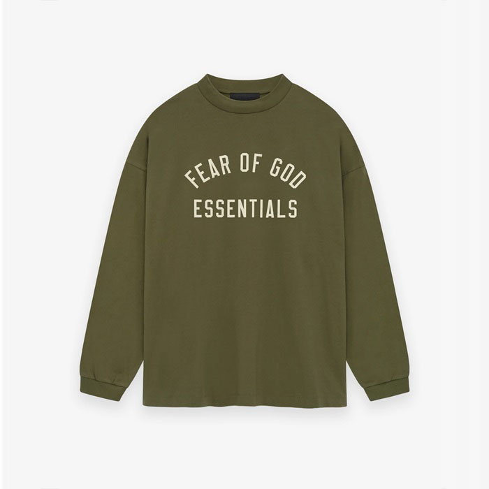 フィアオブゴッドメンズラウンド長袖Tシャツc3315