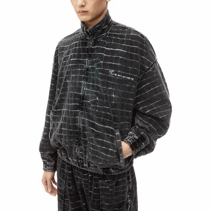 アレクサンダーワンメンズジップアップスウェットシャツ-c3333