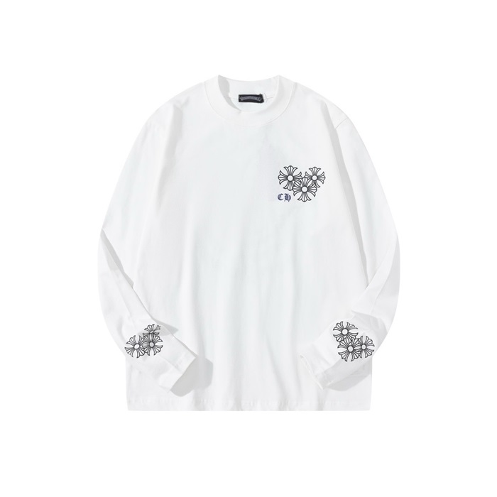 クロムハーツメンズラウンド長袖Tシャツc3509