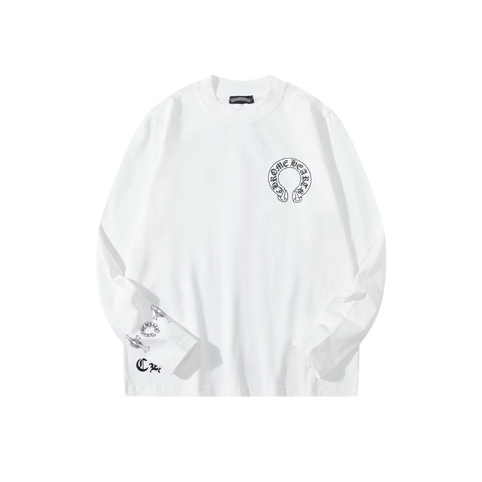 クロムハーツメンズラウンド長袖Tシャツc3532