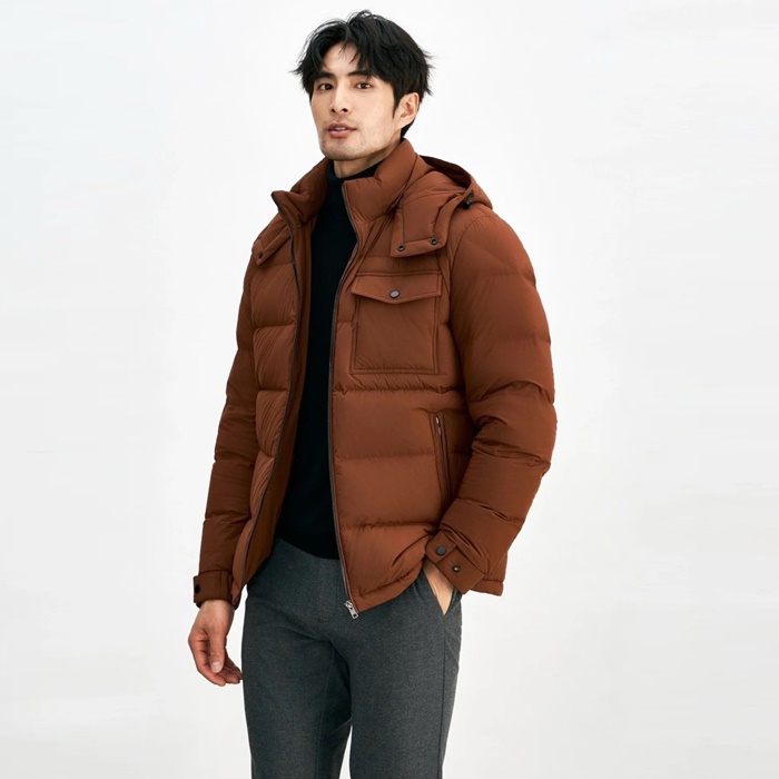 エルメネジルドゼニアメンズダウンパディングc3559