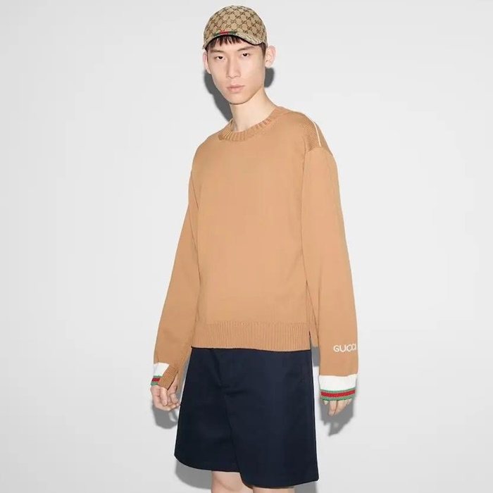 グッチメンズクルーネックセーターc3615