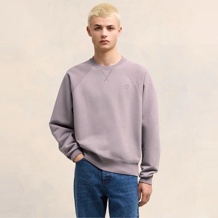 アミメンズラウンドスウェットシャツc3616