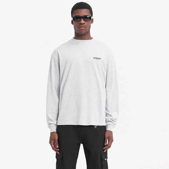 レプレゼントメンズクルーネックスウェットシャツc3620