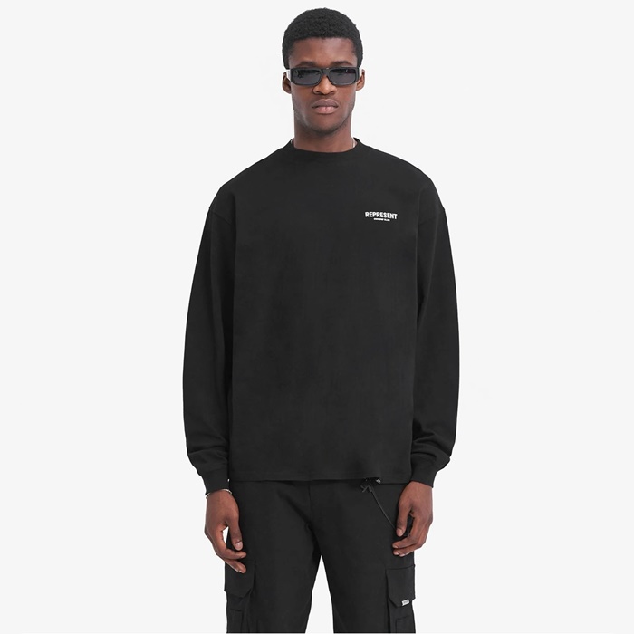 レプレゼントメンズクルーネックスウェットシャツc3621