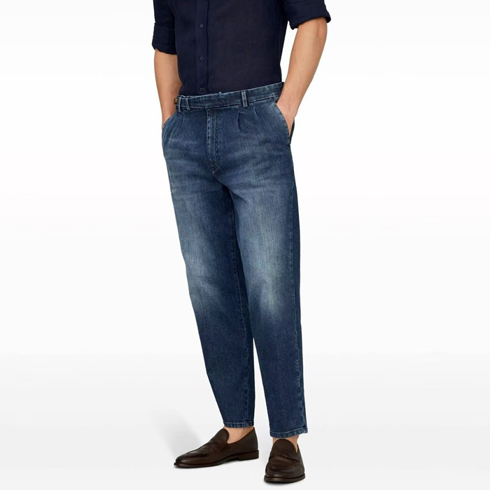 ブルネロクチネリメンズブルージーンズc3638