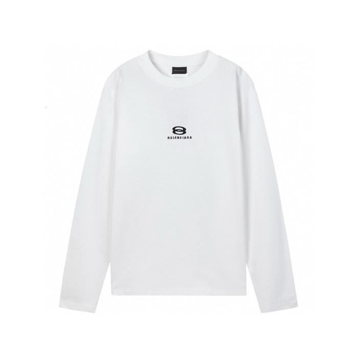 バレンシアガメンズラウンド長袖Tシャツc3643