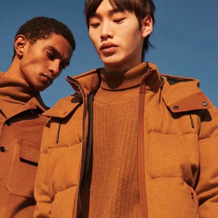 エルメネジルドゼニアメンズダウンパディングc3647