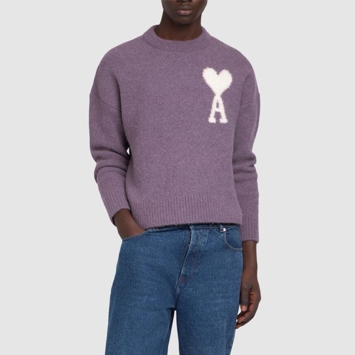 アミメンズラウンドニットc3708