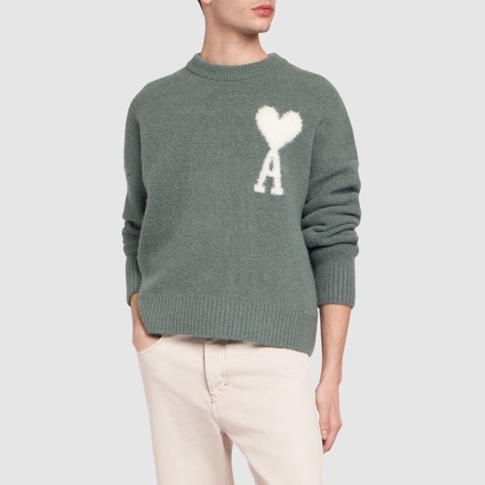 アミメンズラウンドニットc3709