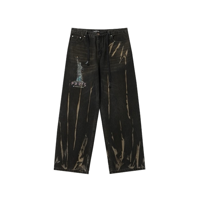 バレンシアガメンズトレンディジーンズc3728