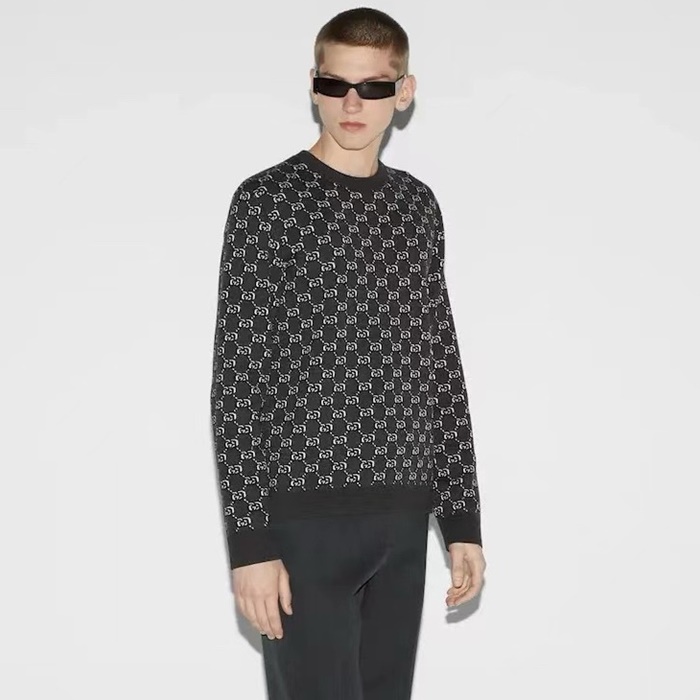 グッチメンズクルーネックセーターc3750