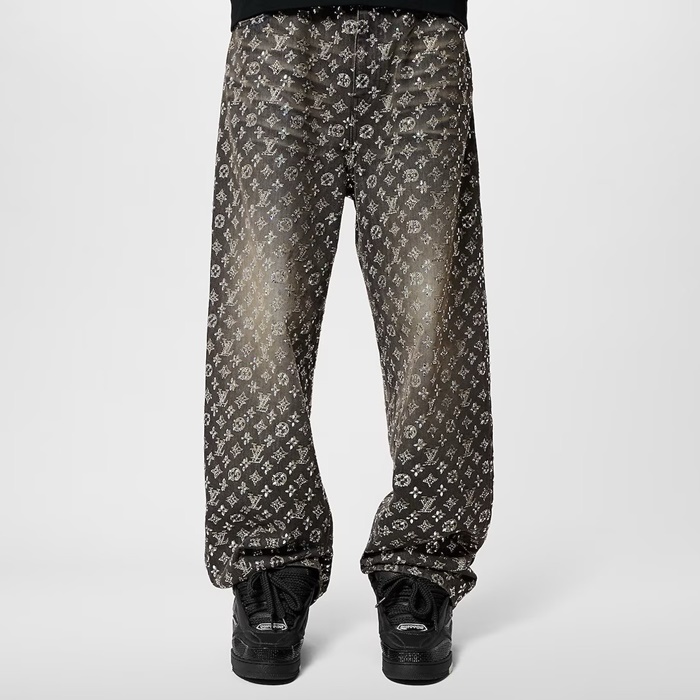 ルイヴィトンメンズモノグラムジーンズc3802