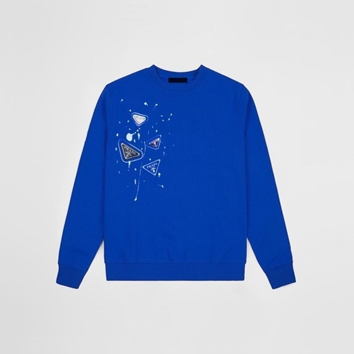 プラダメンズラウンドスウェットシャツc3804