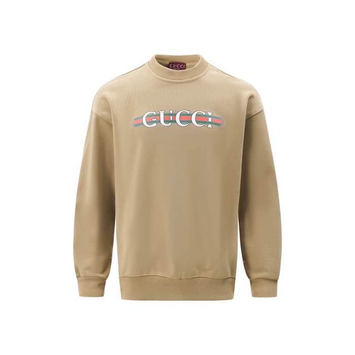 グッチメンズラウンド長袖Tシャツc3809