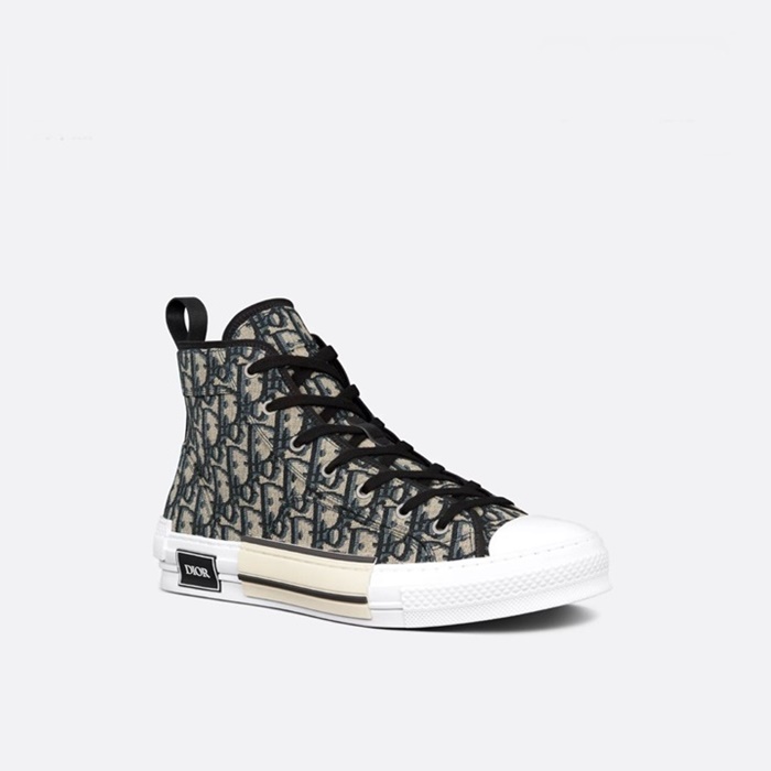 ディオールユニセックスオブリークハイトップスニーカー-s1631