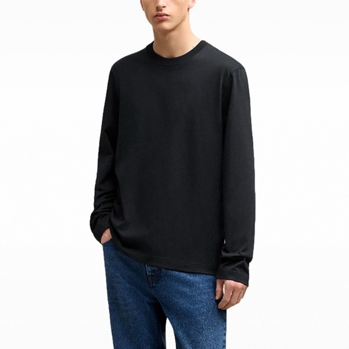 ロロピアーナメンズベーシック長袖Tシャツc3885