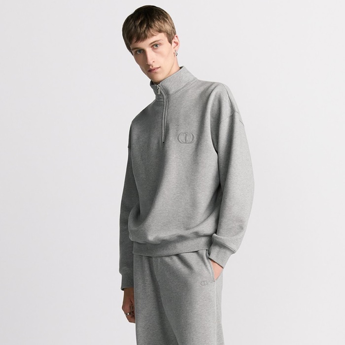 ディオールメンズジップアップスウェットシャツ-c3917