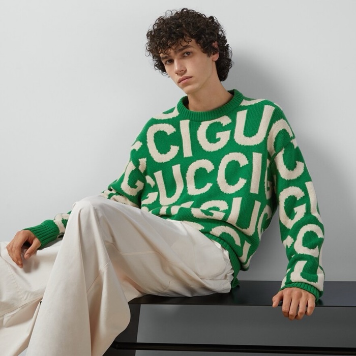 グッチメンズクルーネックセーターc3924