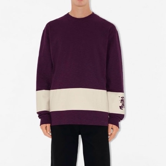 バーバリーメンズラウンド長袖Tシャツc3951